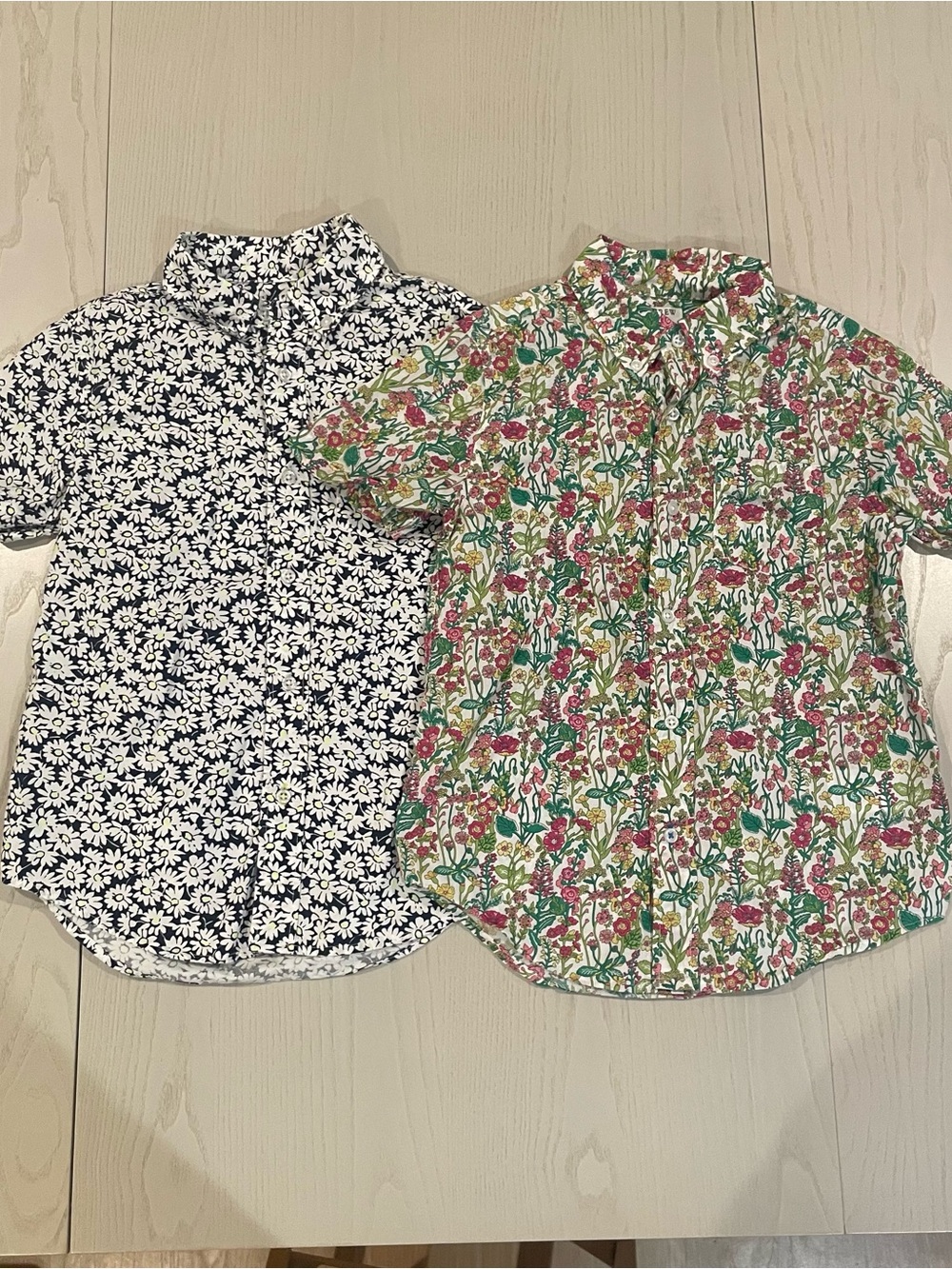 Bunde of 2 J. Crew Crewcuts Boys Short Sleeve Button Up Shirts - Size 6/7